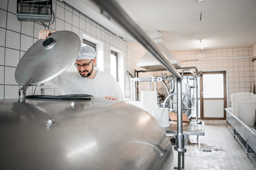 Edelstahlbehälter in der Lebensmittelindustrie